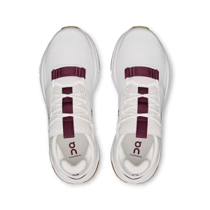 On Cloudnova Ivory Maroon